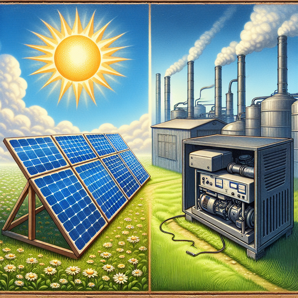Harnessing Solar Energy: Portable Generators vs. Traditional Generators
